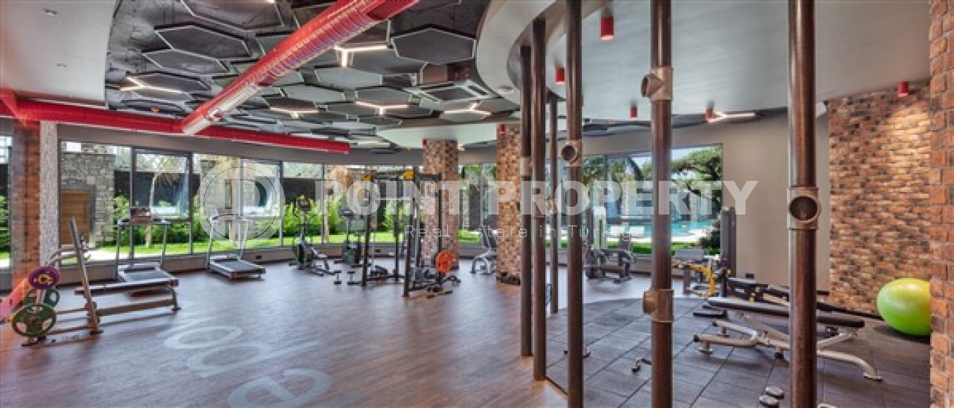 Роскошные двухкомнатные апартаменты в районе Каргыджак, Аланья, на первой береговой линии-id-3155-фото-23