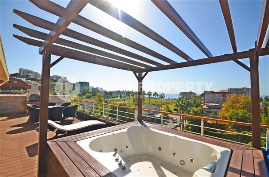 Большой пентхаус 3+1 у моря с прекрасным видом и собственным джакузи на террасе, Конаклы, Аланья-id-3156-фото-25