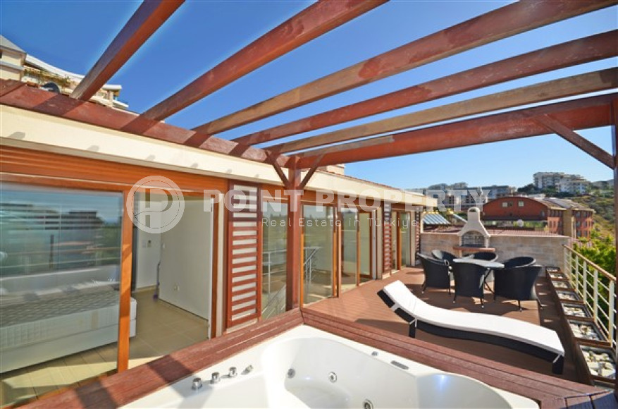 Большой пентхаус 3+1 у моря с прекрасным видом и собственным джакузи на террасе, Конаклы, Аланья-id-3156-фото-27