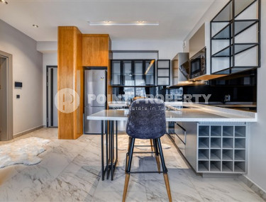 Уютные меблированные апартаменты 1+1 на первой береговой линии, Каргыджак, Аланья-id-3158-фото-5