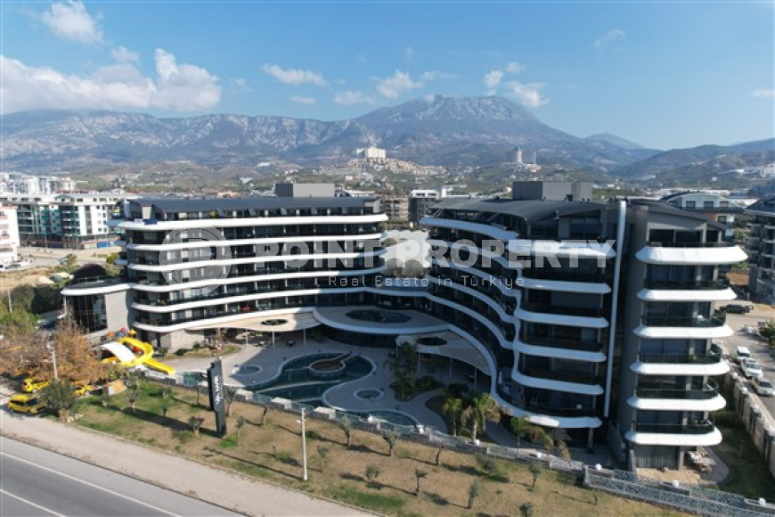 Уютные меблированные апартаменты 1+1 на первой береговой линии, Каргыджак, Аланья-id-3158-фото-15