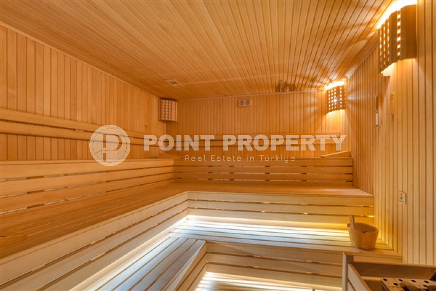 Уютные меблированные апартаменты 1+1 на первой береговой линии, Каргыджак, Аланья-id-3158-фото-21