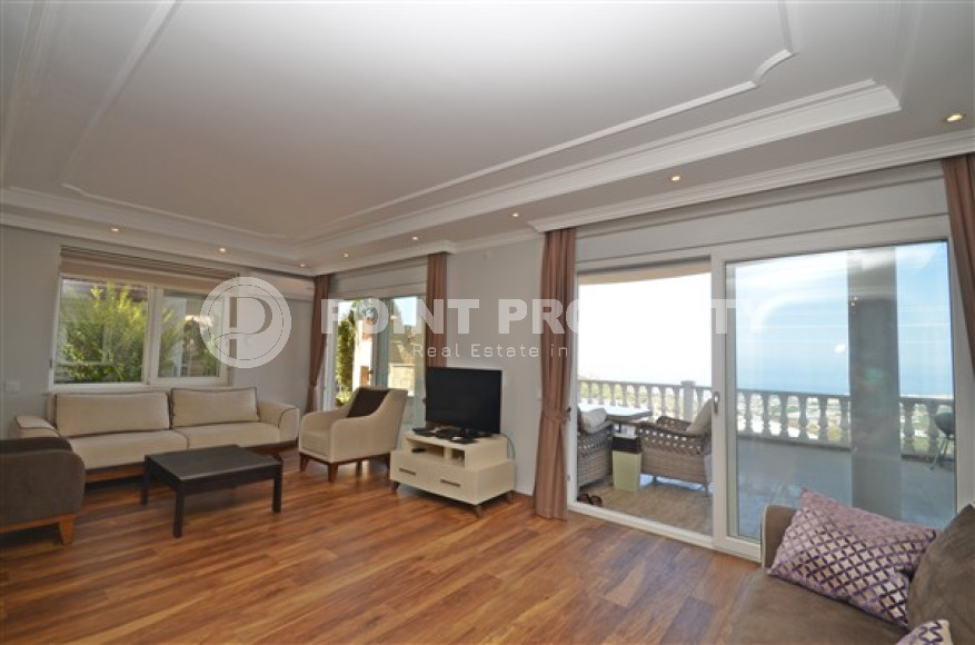 Красивая вилла 3+1 в Каргыджаке, с видом на море, Аланья-id-3159-фото-7