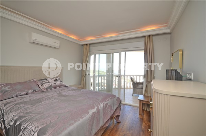 Красивая вилла 3+1 в Каргыджаке, с видом на море, Аланья-id-3159-фото-12