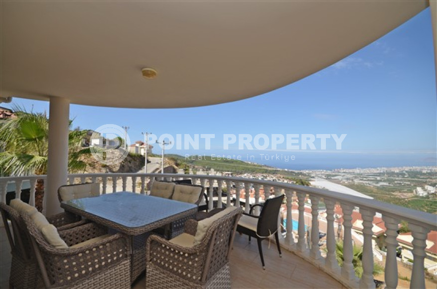 Красивая вилла 3+1 в Каргыджаке, с видом на море, Аланья-id-3159-фото-26