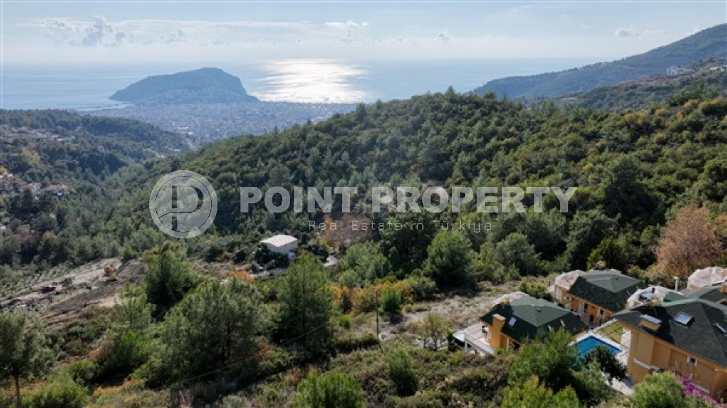 Роскошная дуплексная вилла с площадью 250 м2, центр Аланьи, Тепе, на удалении от моря-id-3162-фото-24