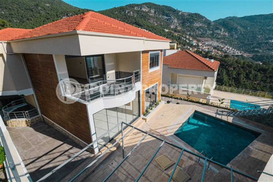 Современная дуплексная вилла 230 м2, центр Аланьи, район Тепе, с бассейном и системой охраны-id-3164-фото-2