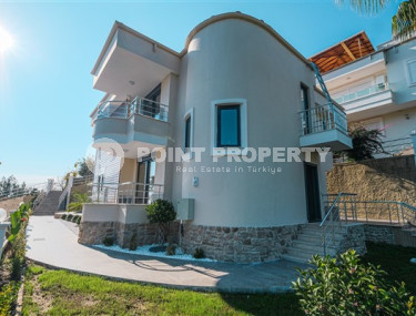 Современная дуплексная вилла 230 м2, центр Аланьи, район Тепе, с бассейном и системой охраны-id-3164-фото-4