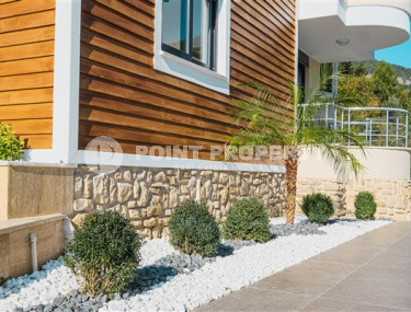 Современная дуплексная вилла 230 м2, центр Аланьи, район Тепе, с бассейном и системой охраны-id-3164-фото-5