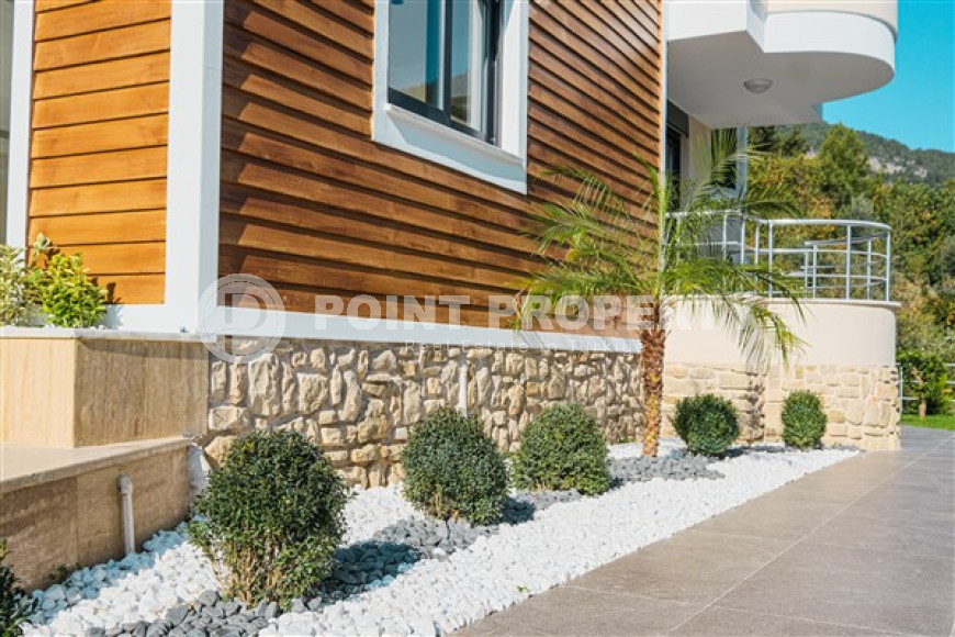 Современная дуплексная вилла 230 м2, центр Аланьи, район Тепе, с бассейном и системой охраны-id-3164-фото-5