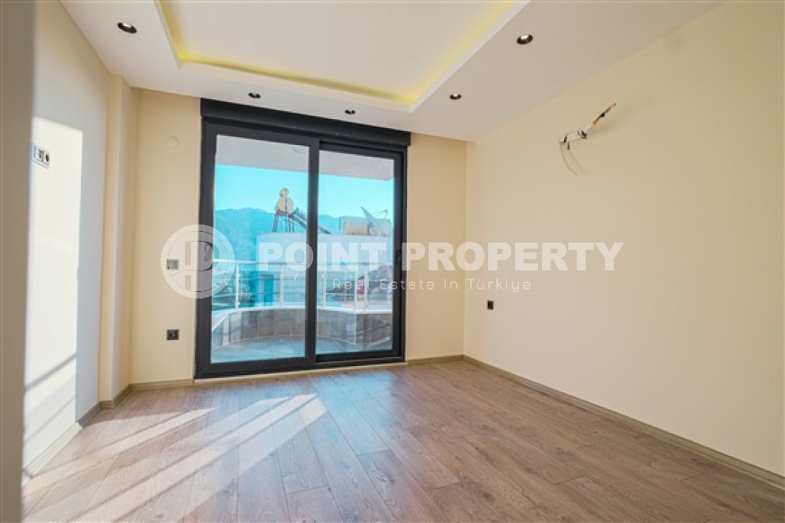 Современная дуплексная вилла 230 м2, центр Аланьи, район Тепе, с бассейном и системой охраны-id-3164-фото-15