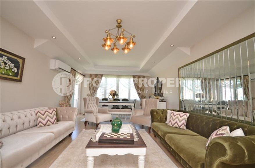 Полностью меблированный дуплекс 4+1 на берегу реки Димчай, Кестель, Аланья-id-3165-фото-2