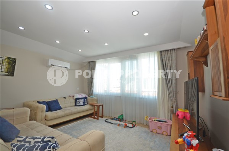 Полностью меблированный дуплекс 4+1 на берегу реки Димчай, Кестель, Аланья-id-3165-фото-9