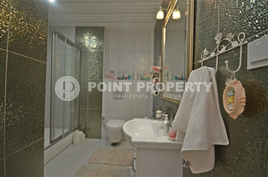 Полностью меблированный дуплекс 4+1 на берегу реки Димчай, Кестель, Аланья-id-3165-фото-11