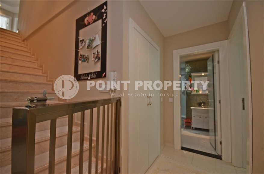 Полностью меблированный дуплекс 4+1 на берегу реки Димчай, Кестель, Аланья-id-3165-фото-13