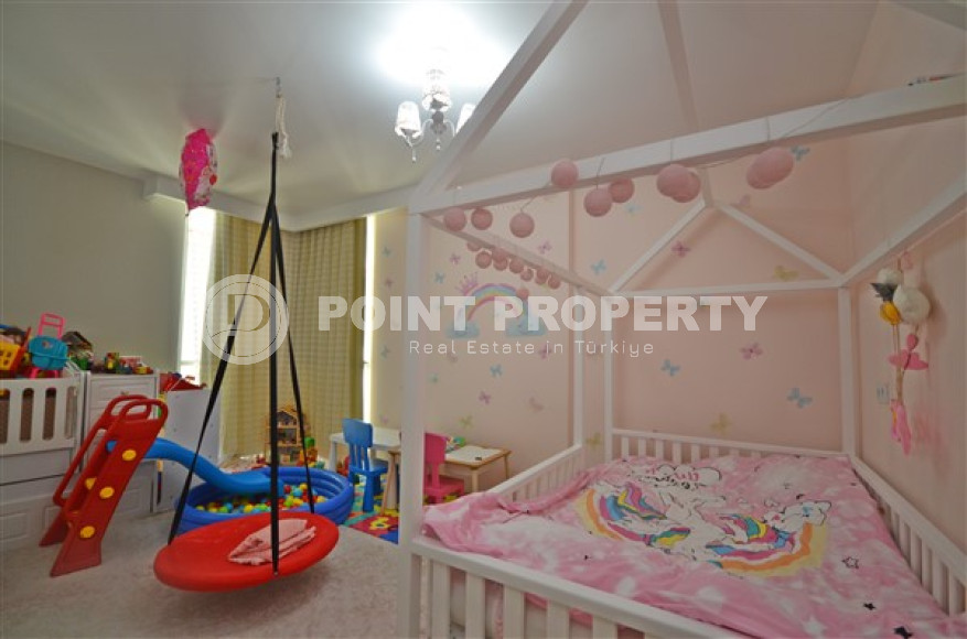 Полностью меблированный дуплекс 4+1 на берегу реки Димчай, Кестель, Аланья-id-3165-фото-19