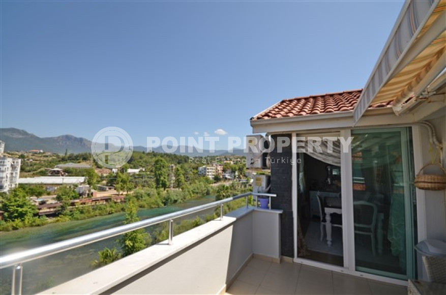 Полностью меблированный дуплекс 4+1 на берегу реки Димчай, Кестель, Аланья-id-3165-фото-28