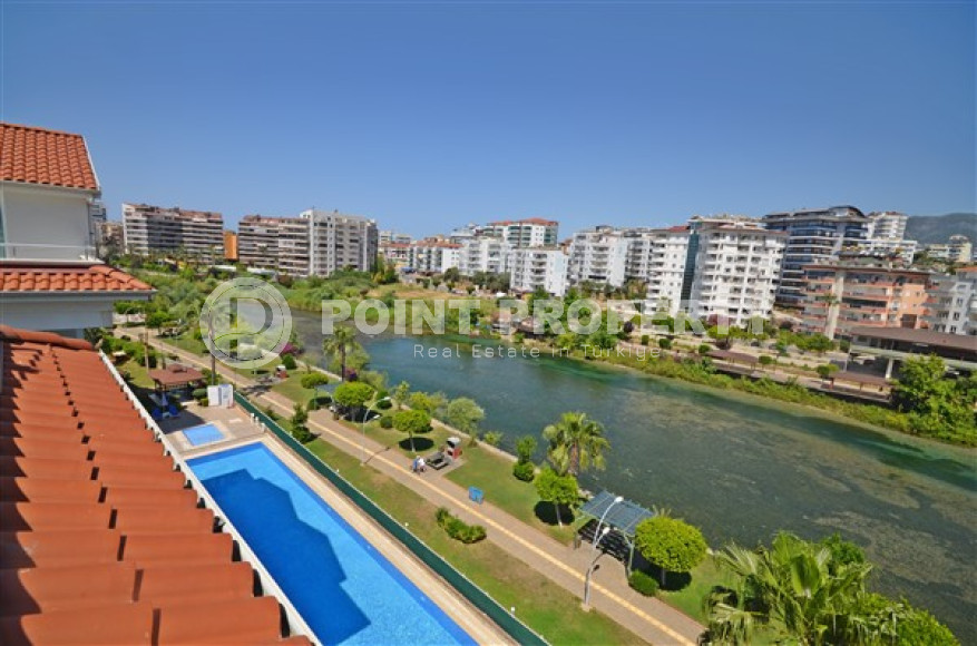 Полностью меблированный дуплекс 4+1 на берегу реки Димчай, Кестель, Аланья-id-3165-фото-29