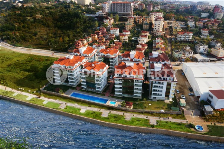 Полностью меблированный дуплекс 4+1 на берегу реки Димчай, Кестель, Аланья-id-3165-фото-31