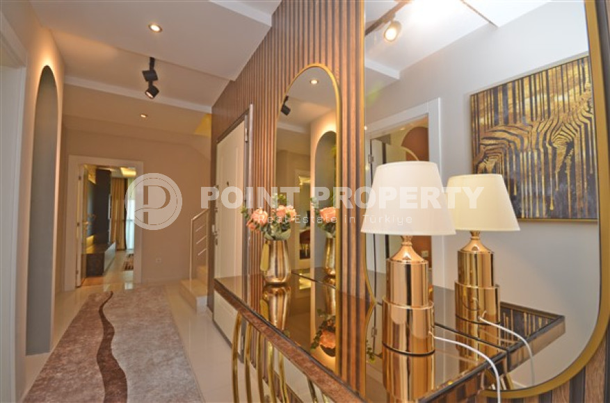 Huge luxury six-room duplex on the embankment of the Dimchay River, Kestel, Alanya-id-3166-photo-13