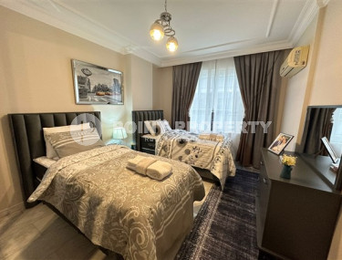 Современная трёхкомнатная квартира 115 м² у моря в одном из комплексов Обы, Аланья-id-3167-фото-2