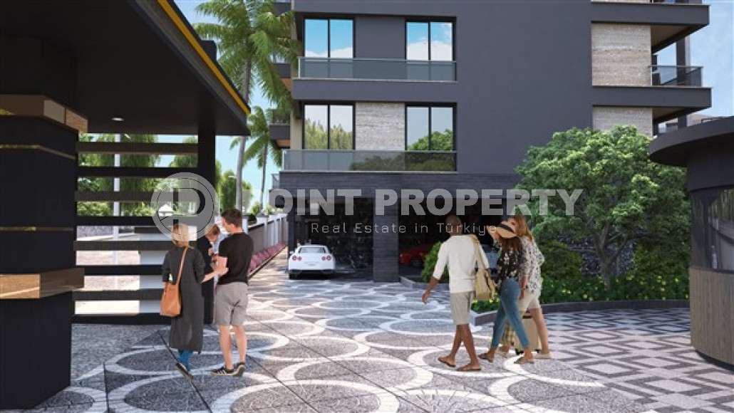 Продаются квартиры в строящемся малоэтажном комплексе, район Оба, Аланья-id-3172-фото-9