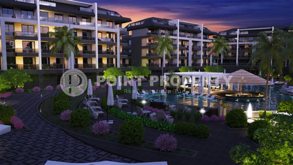 Продаются квартиры в строящемся малоэтажном комплексе, район Оба, Аланья-id-3172-фото-10