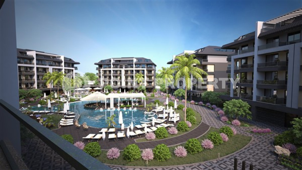 Продаются квартиры в строящемся малоэтажном комплексе, район Оба, Аланья-id-3172-фото-11