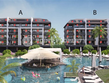 Продаются квартиры в строящемся малоэтажном комплексе, район Оба, Аланья-id-3172-фото-2