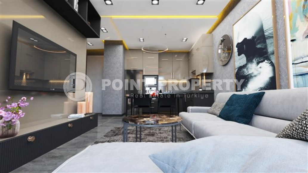 Продаются квартиры в строящемся малоэтажном комплексе, район Оба, Аланья-id-3172-фото-16