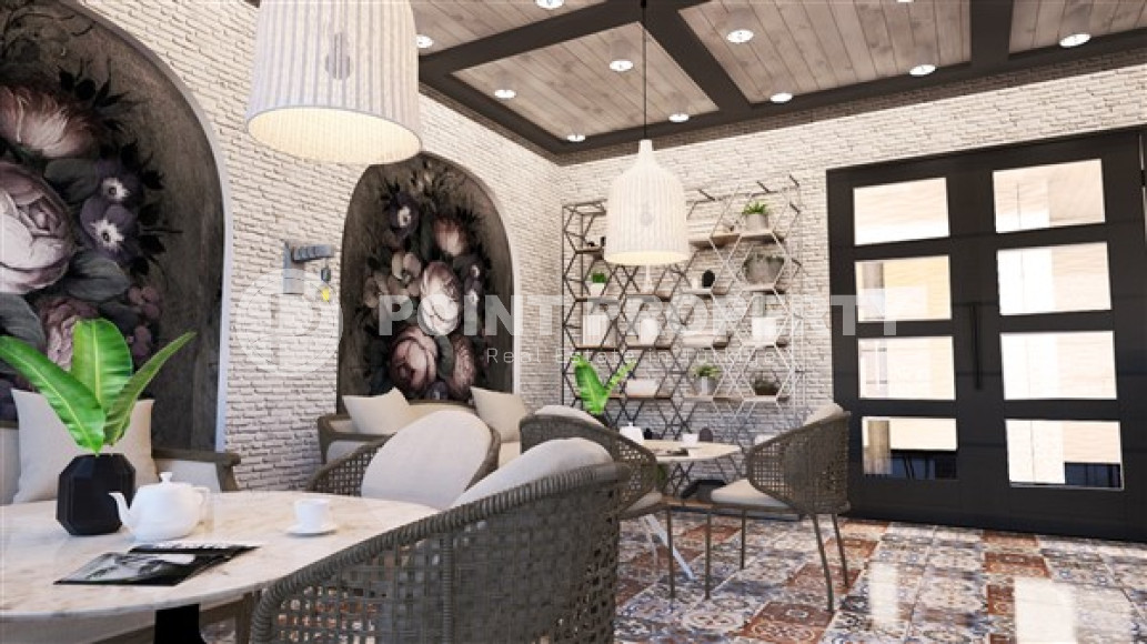 Продаются квартиры в строящемся малоэтажном комплексе, район Оба, Аланья-id-3172-фото-21