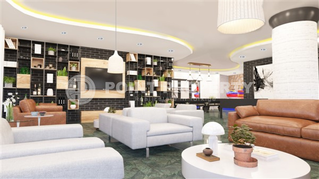 Продаются квартиры в строящемся малоэтажном комплексе, район Оба, Аланья-id-3172-фото-32