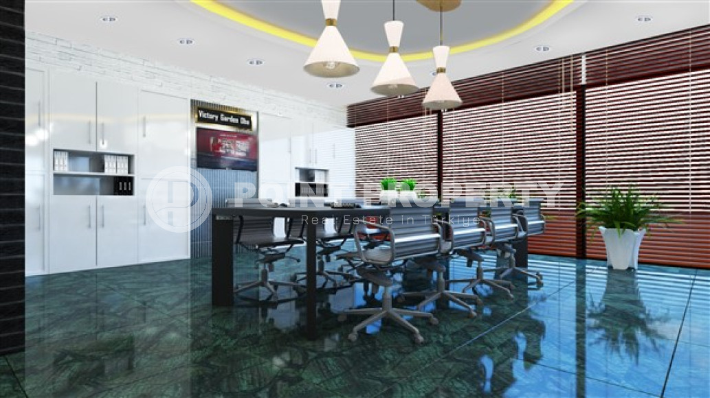 Продаются квартиры в строящемся малоэтажном комплексе, район Оба, Аланья-id-3172-фото-35