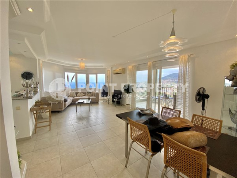 Большой видовой дуплекс 160 м² в доме на двух хозяев, Аланья, Бекташ-id-3180-фото-6