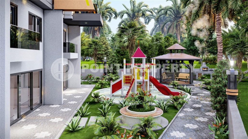 Инвестиционное предложение апартаментов в строящемся комплексе в Газипаша, 1+1 и пентхаусы 2+1 с отдельной кухней-id-1284-фото-2