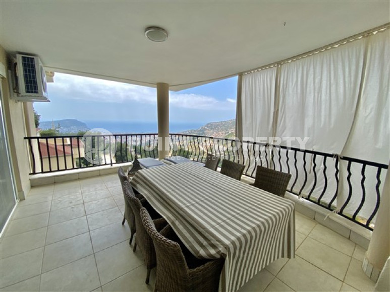 Большой видовой дуплекс 160 м² в доме на двух хозяев, Аланья, Бекташ-id-3180-фото-14