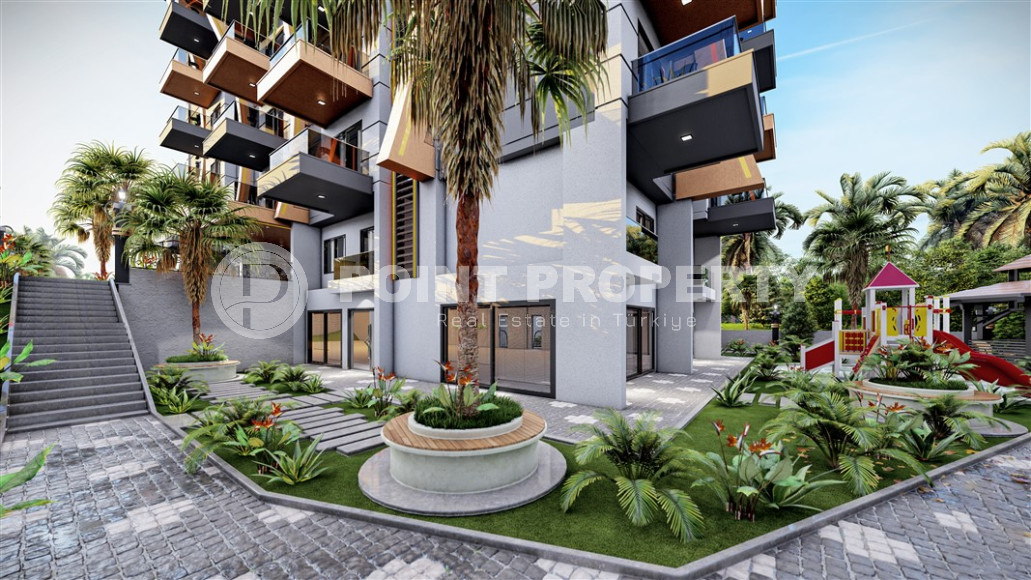 Инвестиционное предложение апартаментов в строящемся комплексе в Газипаша, 1+1 и пентхаусы 2+1 с отдельной кухней-id-1284-фото-4