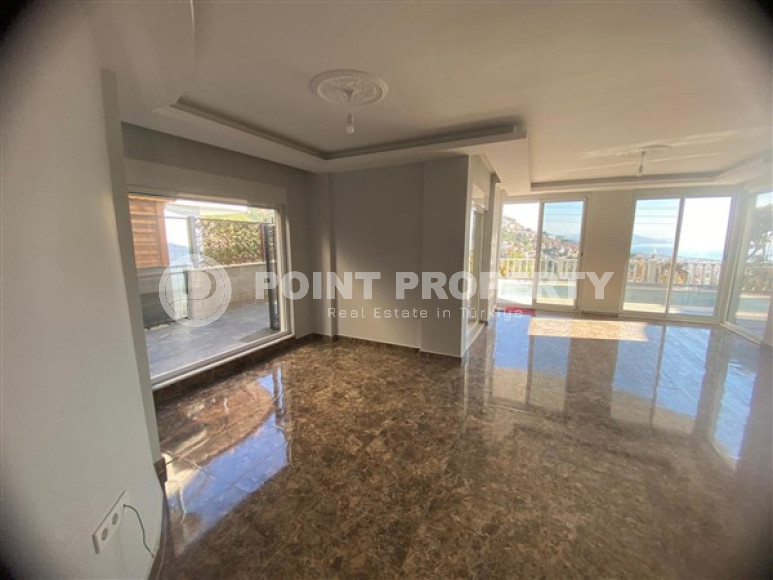 Трёхуровневая вилла 4+2 под гражданство, с панорамным видом на море и горы, Аланья, Тепе-id-3181-фото-14