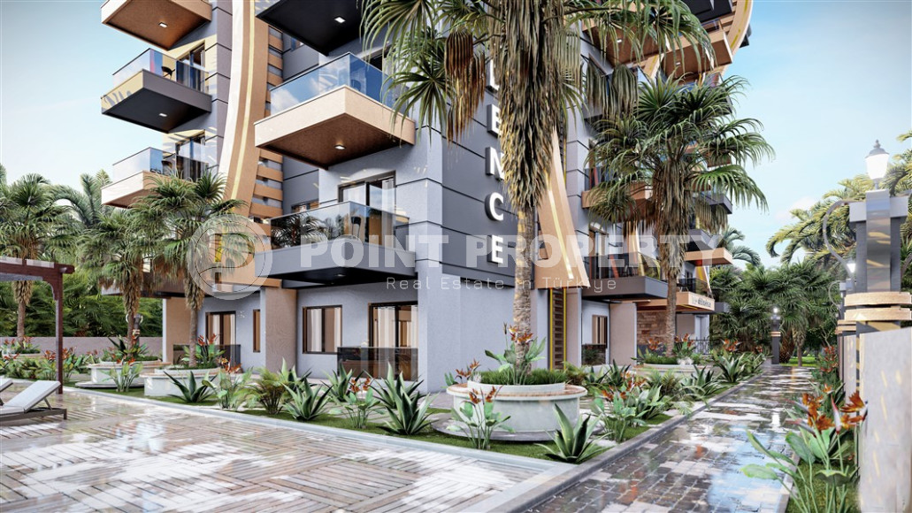 Инвестиционное предложение апартаментов в строящемся комплексе в Газипаша, 1+1 и пентхаусы 2+1 с отдельной кухней-id-1284-фото-5