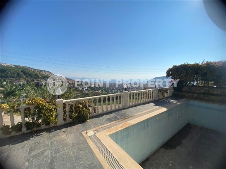 Трёхуровневая вилла 4+2 под гражданство, с панорамным видом на море и горы, Аланья, Тепе-id-3181-фото-22