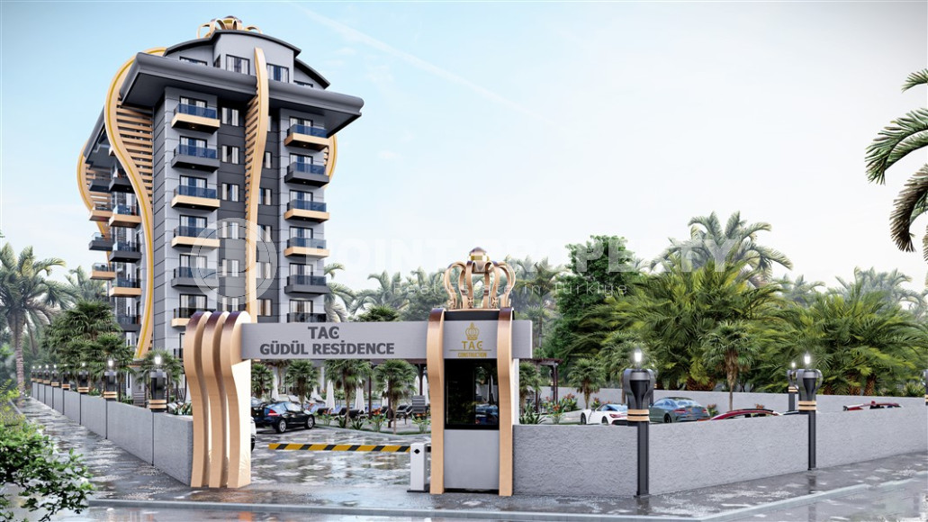 Инвестиционное предложение апартаментов в строящемся комплексе в Газипаша, 1+1 и пентхаусы 2+1 с отдельной кухней-id-1284-фото-7