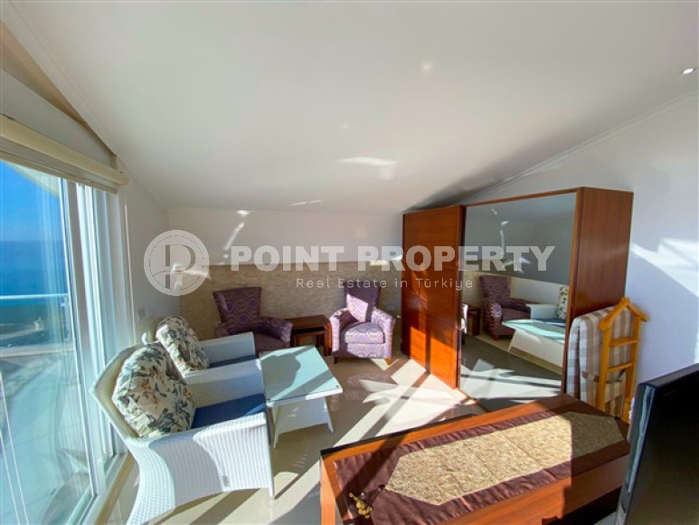 Панорамный дуплекс 4+1 в 350 метрах от моря, Конаклы, Аланья-id-3182-фото-15