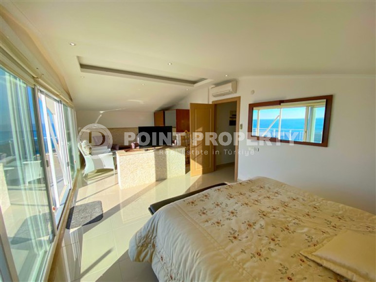 Панорамный дуплекс 4+1 в 350 метрах от моря, Конаклы, Аланья-id-3182-фото-18