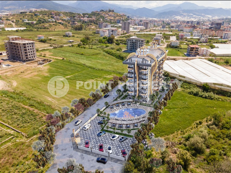 Инвестиционное предложение апартаментов в строящемся комплексе в Газипаша, 1+1 и пентхаусы 2+1 с отдельной кухней-id-1284-фото-9