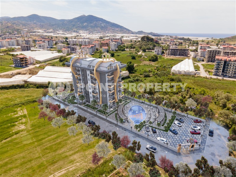 Инвестиционное предложение апартаментов в строящемся комплексе в Газипаша, 1+1 и пентхаусы 2+1 с отдельной кухней-id-1284-фото-11