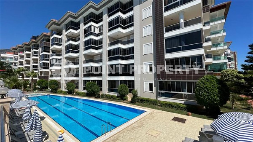 Comfortable two-room apartment in Kestel, Alanya, with a private beach-id-3186-photo-1