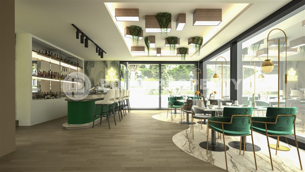 Инвестиционное предложение апартаментов в строящемся комплексе в Газипаша, 1+1 и пентхаусы 2+1 с отдельной кухней-id-1284-фото-14