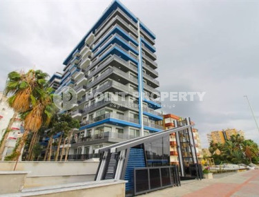 Видовые трёхкомнатные апартаменты 73 м2 на первой линии моря, Махмутлар, Аланья-id-3187-фото-2