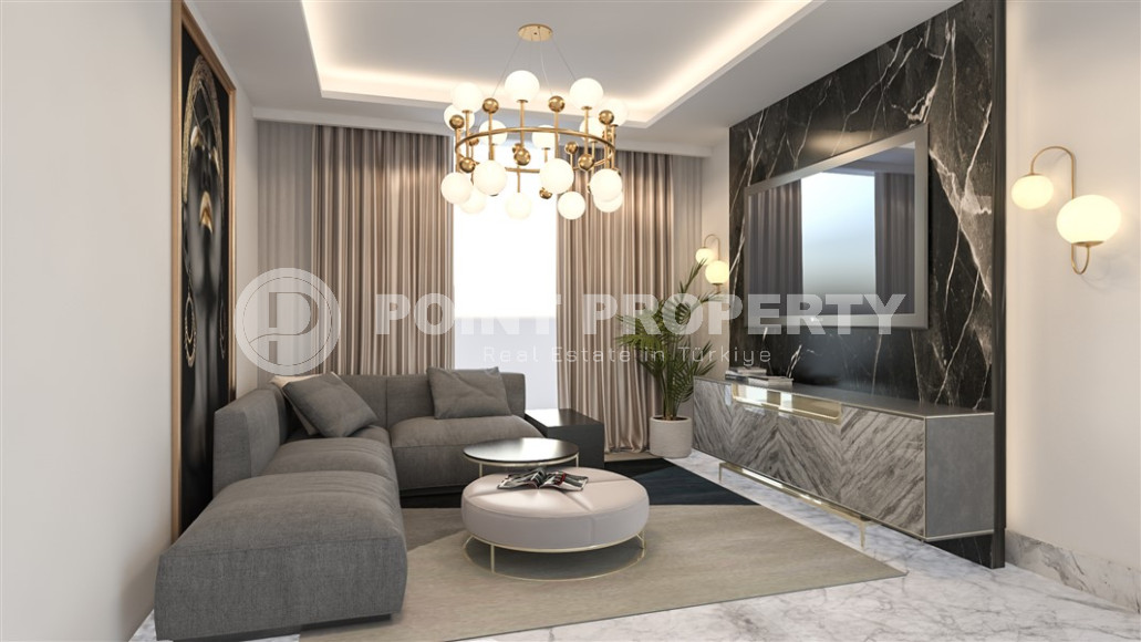 Инвестиционное предложение апартаментов в строящемся комплексе в Газипаша, 1+1 и пентхаусы 2+1 с отдельной кухней-id-1284-фото-19