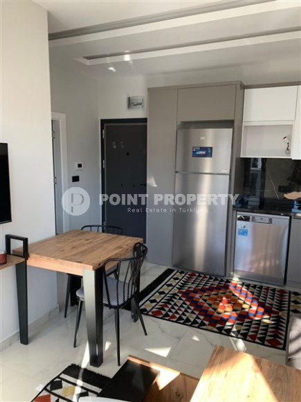 Небольшая квартира в недавно построенном комплексе 2022 года, район Оба, Аланья-id-3190-фото-2